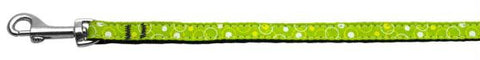 Retro Nylon Ribbon Collar Lime Green 3-8 wide 6Ft Lsh