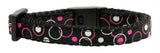 Retro Nylon Ribbon Collar Black Cat Safety