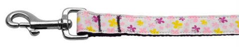 Butterfly Nylon Ribbon Collar White 1 wide 4ft Lsh