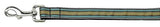 Preppy Stripes Nylon Ribbon Collars Light Blue-Khaki 1 wide 4ft Lsh