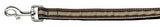 Preppy Stripes Nylon Ribbon Collars Brown-Khaki 1 wide 6ft Lsh