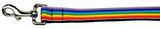 Rainbow Striped Nylon Collars Rainbow Stripes 1 wide 6ft Lsh