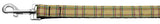 Plaid Nylon Collar  Khaki 1 wide 4ft Lsh