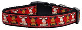 Reindeer Nylon Ribbon Collars Medium