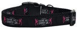 Country Girl Nylon Ribbon Dog Collars Large