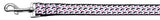 Moustache Love Ribbon Dog Collars 1 wide 6ft Leash