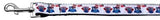 American Owls Ribbon Dog Collars 1 wide 4ft Leash