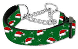 Santa Hats Nylon Ribbon Collar Martingale Large