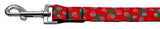 Christmas Trees Nylon and Ribbon Collars . 1'' wide x 4' Leash