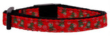 Christmas Trees Nylon and Ribbon Collars . Cat Safety