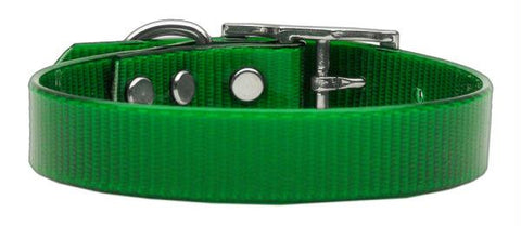 Plain Tropical Jelly Collars Emerald Green Lg