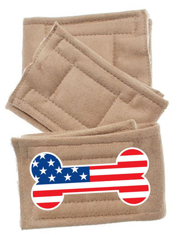 Peter Pads Size MD USA Bone Flag 3 Pack