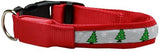 LED Dog Collar Christmas Tree Size Large