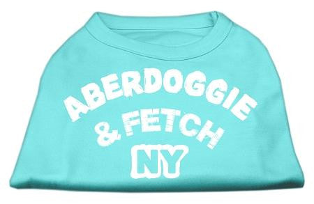 Aberdoggie NY Screenprint Shirts Aqua Lg (14)