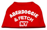 Aberdoggie NY Screenprint Shirts Red XS (8)