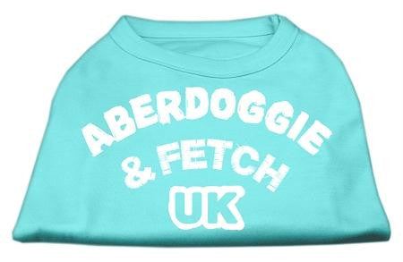 Aberdoggie UK Screenprint Shirts Aqua Lg (14)