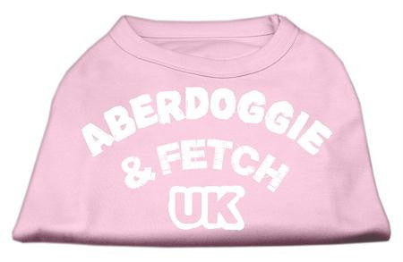 Aberdoggie UK Screenprint Shirts Light Pink Lg (14)