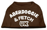 Aberdoggie UK Screenprint Shirts Brown Sm (10)