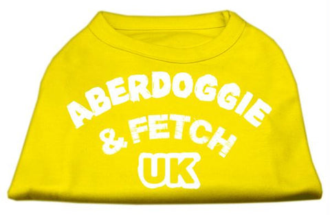 Aberdoggie UK Screenprint Shirts Yellow Sm (10)