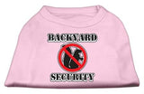 Backyard Security Screen Print Shirts Light Pink L (14)