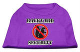 Backyard Security Screen Print Shirts Purple L (14)