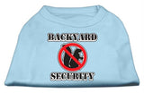 Backyard Security Screen Print Shirts Baby Blue S (10)