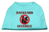 Backyard Security Screen Print Shirts Aqua XXXL(20)