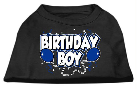 Birthday Boy Screen Print Shirts Black  XL (16)