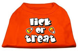 Lick or Treat Screen Print Shirts Orange Lg (14)