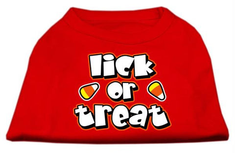 Lick Or Treat Screen Print Shirts Red L (14)