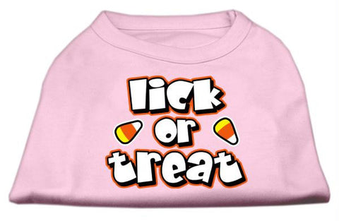 Lick Or Treat Screen Print Shirts Light Pink S (10)