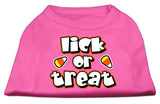 Lick Or Treat Screen Print Shirts Bright Pink XL (16)