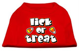 Lick Or Treat Screen Print Shirts Red XL (16)