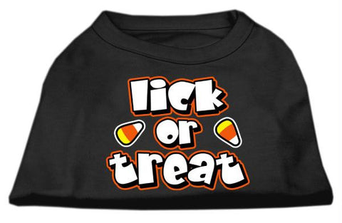 Lick Or Treat Screen Print Shirts Black XS (8)