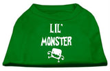 Lil Monster Screen Print Shirts Emerald Green Lg (14)