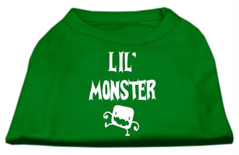 Lil Monster Screen Print Shirts Emerald Green Lg (14)