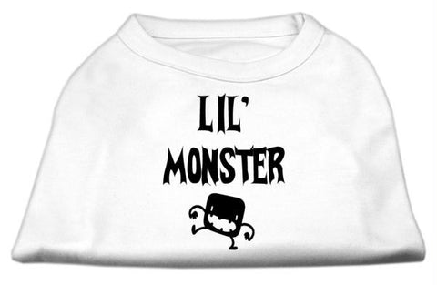 Lil Monster Screen Print Shirts White Lg (14)