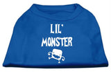 Lil Monster Screen Print Shirts Blue Med (12)