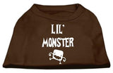 Lil Monster Screen Print Shirts Brown Med (12)