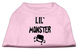 Lil Monster Screen Print Shirts Pink XS (8)