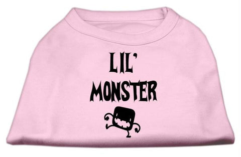 Lil Monster Screen Print Shirts Pink XS (8)