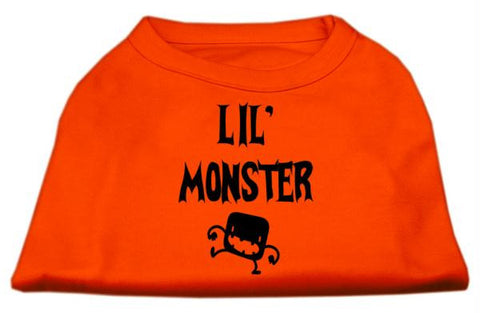 Lil Monster Screen Print Shirts Orange XS (8)