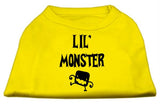 Lil Monster Screen Print Shirts Yellow XS (8)