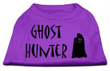 Ghost Hunter Screen Print Shirt Purple with Black Lettering Sm (10)