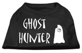 Ghost Hunter Screen Print Shirt Black with White Lettering XS (8)