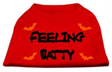 Feeling Batty Screen Print Shirts Red Lg (14)