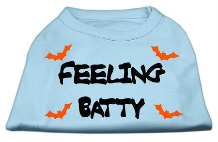 Feeling Batty Screen Print Shirts Baby Blue XS (8)