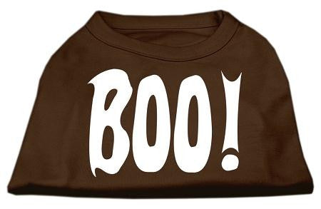 Boo! Screen Print Shirts Brown XS (8)