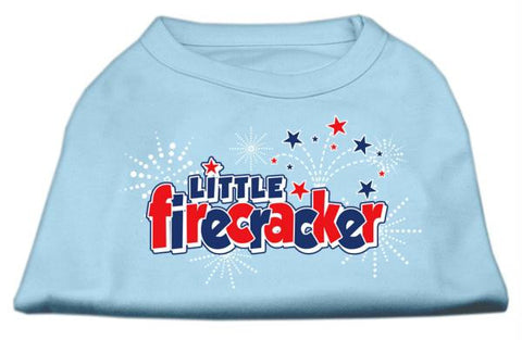 Little Firecracker Screen Print Shirts Baby Blue L (14)