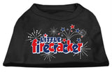 Little Firecracker Screen Print Shirts Black L (14)